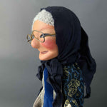 Bross GRANDMOTHER Hand Puppet ~ 1950s Rare!