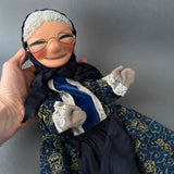 Bross GRANDMOTHER Hand Puppet ~ 1950s Rare!