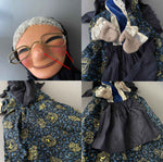 Bross GRANDMOTHER Hand Puppet ~ 1950s Rare!