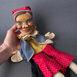Bross KASPER Hand Puppet ~ circa 1950s Rare!