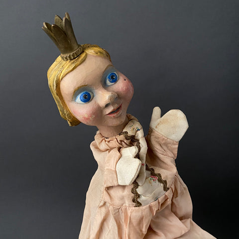 Bross PRINCESS Hand Puppet ~ circa 1950s Rare!