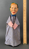 Boy Hand Puppet ~ Mid 20th Century Rare!