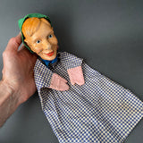 Boy Hand Puppet ~ Mid 20th Century Rare!