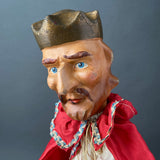 King Hand Puppet ~ Mid 20th Century Rare!