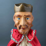 King Hand Puppet ~ Mid 20th Century Rare!