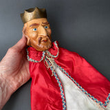 King Hand Puppet ~ Mid 20th Century Rare!