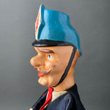 Policeman Hand Puppet ~ Mid 20th Century Rare!