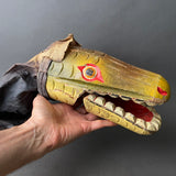 Large CROCODILE Hand Puppet ~ Late 19th c. Punch and Judy Rare!