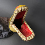 Large CROCODILE Hand Puppet ~ Late 19th c. Punch and Judy Rare!
