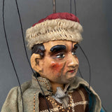 MUNZBERGO Old Man Marionette ~ Czech early 20th Century Rare!