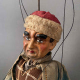 MUNZBERGO Old Man Marionette ~ Czech early 20th Century Rare!