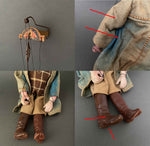 MUNZBERGO Old Man Marionette ~ Czech early 20th Century Rare!