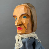 Decor-Spielzeug GRANDMOTHER Hand Puppet ~ 1960s rare!