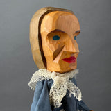 Decor-Spielzeug GRANDMOTHER Hand Puppet ~ 1960s rare!