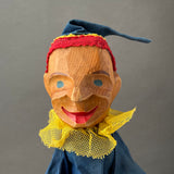 Decor-Spielzeug Mr PUNCH Hand Puppet ~ 1960s rare!