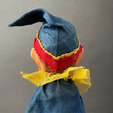 Decor-Spielzeug Mr PUNCH Hand Puppet ~ 1960s rare!