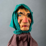 Decor-Spielzeug WITCH Hand Puppet ~ 1960s rare!