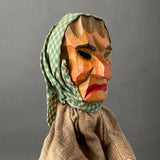 Decor-Spielzeug WITCH Hand Puppet ~ 1960s rare!