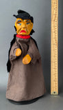 Decor-Spielzeug WIZARD Hand Puppet ~ 1960s rare!