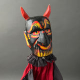 DEVIL Hand Puppet ~ Early 20th c. Punch and Judy Rare!