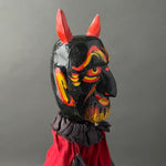 DEVIL Hand Puppet ~ Early 20th c. Punch and Judy Rare!