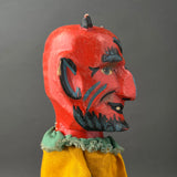 DEVIL Hand Puppet ~ Early 20th c. Punch and Judy