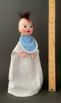 Baby Hand Puppet by Curt Meissner ~ 1970s Rare!