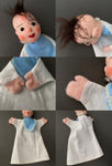 Baby Hand Puppet by Curt Meissner ~ 1970s Rare!