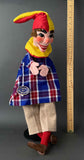 Mr Punch Hand Puppet by Curt Meissner ~ 1960s Large!