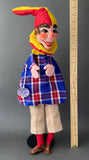 Large Mr Punch Hand Puppet by Curt Meissner ~ 1960s Mint!