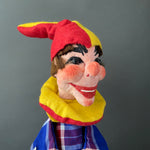 Large Mr Punch Hand Puppet by Curt Meissner ~ 1960s Mint!