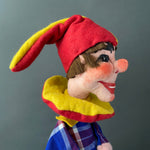 Large Mr Punch Hand Puppet by Curt Meissner ~ 1960s Mint!