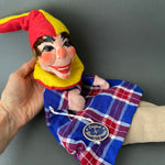 Large Mr Punch Hand Puppet by Curt Meissner ~ 1960s Mint!