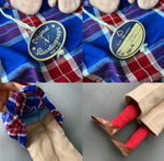 Large Mr Punch Hand Puppet by Curt Meissner ~ 1960s Mint!