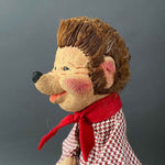 MECKI Hedgehog Hand Puppet by Curt Meissner ~ 1950s Rare!