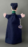 POLICEMAN Hand Puppet by Curt Meissner ~ 1960s Large!