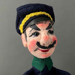 POLICEMAN Hand Puppet by Curt Meissner ~ 1960s Large!