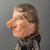 GENTLEMAN Hand Puppet ~ Late 19th c. Punch and Judy