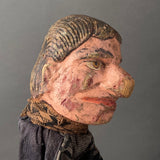 GENTLEMAN Hand Puppet ~ Late 19th c. Punch and Judy