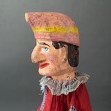 Mr PUNCH Hand Puppet ~ Early 20th c. Rare!