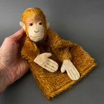 EDUCA Monkey Hand Puppet ~ 1930s Rare!