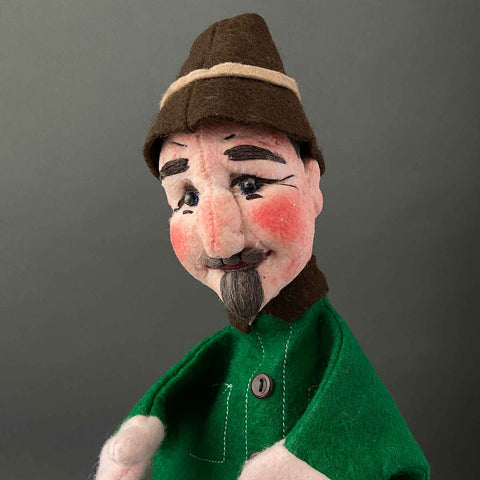 FORESTER Hand Puppet by Curt Meissner ~ 1960s