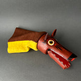 FOX Hand Puppet ~ Early 20th c. Punch and Judy Rare!