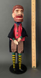 GENTLEMAN Hand Puppet ~ Late 19th c. Punch and Judy