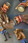 GENTLEMAN Hand Puppet ~ Early 20th c. Punch and Judy