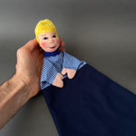 HANSEL and GRETEL Hand Puppets by Curt Meissner ~ 1960s