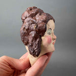 GIRL Hand Puppet Head ~ 1940s Unique!