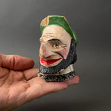 HUNGMAN Hand Puppet Head ~ Early 20th c. Punch and Judy