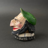 HUNGMAN Hand Puppet Head ~ Early 20th c. Punch and Judy