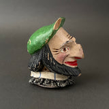 HUNGMAN Hand Puppet Head ~ Early 20th c. Punch and Judy